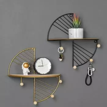 Держатель для ключей настенный крючок винтажный дизайн элегантная полка для хранения органайзер вешалка украшение для дома золотой