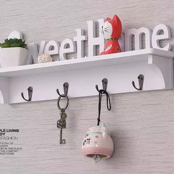 Держатель для ключей Настенный органайзер Крепление Вешалка Крючки для писем Крючок для хранения