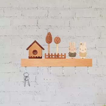 Держатель для ключей настенный скандинавский дизайн для входной двери