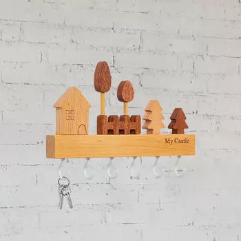 Держатель для ключей настенный вешалка для дверного проема гаража фермерского дома