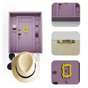 Держатель для ключей от друзей, дверное хранилище Моники, милый домашний подарок для любителей телешоу, органайзер для товаров, держатель для почты на стену