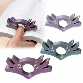 Держатель для книг, гладкий, ручной работы, держатель для книг для чтения, легкий, держатель для книг с большим пальцем, для чтения одной рукой, подарки