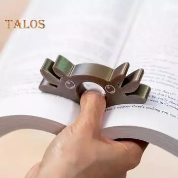 Держатель для книг, гладкий, ручной работы, держатель для книг для чтения, легкий, держатель для книг с большим пальцем, для чтения одной рукой, подарки