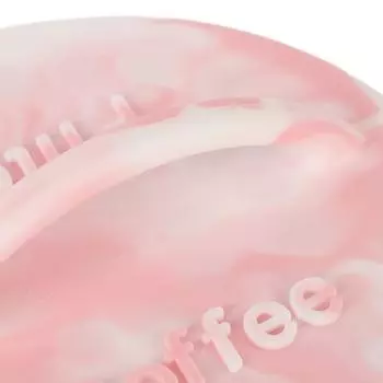 Держатель для кофейного фильтра, легкий силиконовый держатель, круглый диспенсер для кофейного фильтра с защитой от пыли L белый/розовый