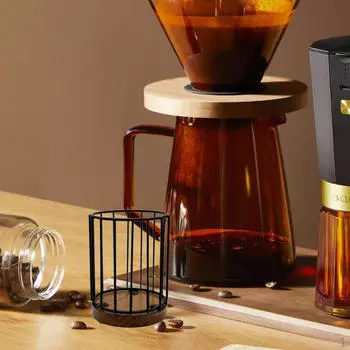 Держатель для кофейной бумаги, корзина, чехол, органайзер, металлическая стойка для хранения, чашка