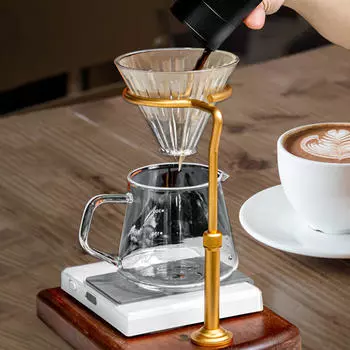 Держатель для кофейной капельницы, подставка для капель, регулируемая часть для кофеварки, фильтр медный