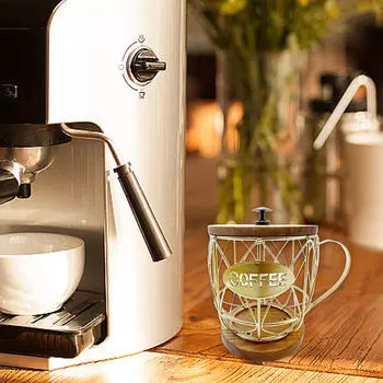 Держатель для кофейных капсул Контейнеры для украшения бара Большая емкость Gold and L