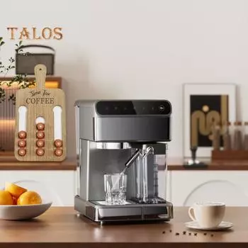 Держатель для кофейных капсул, настенная стойка с ручкой, гладкий край, без заусенцев, прямоугольный дизайн, держатель для кофейных капсул