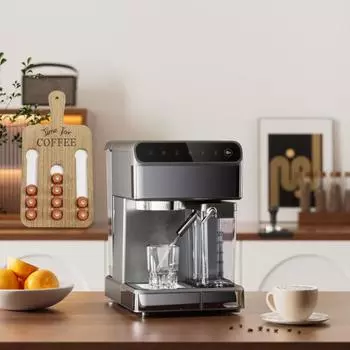 Держатель для кофейных капсул, настенная стойка с ручкой, гладкий край, без заусенцев