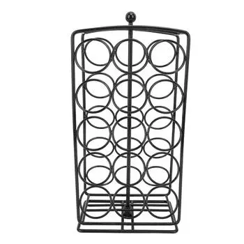 Держатель для кофейных капсул, предварительно собранный, из нержавеющей стали, вращающийся на 360 градусов, 30 отсеков для кофейных капсул