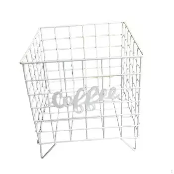 Держатель для кофейных капсул, тонкий дизайн, кухонное хранилище белый