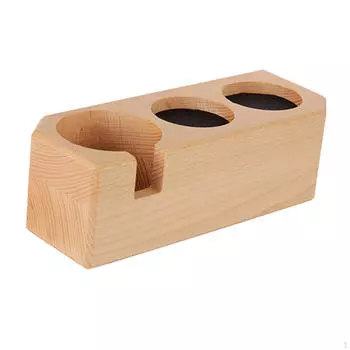 Держатель для кофемолки, устойчивый, подарок на новоселье, практичный и долговечный, нескользящий деревянный ручной инструмент, Style A Small