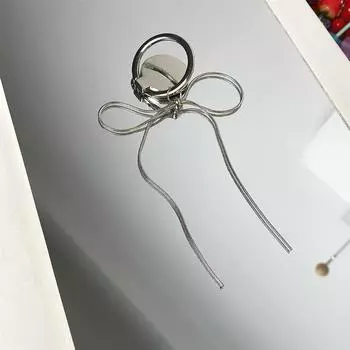 Держатель для кольца в виде змеиной кости, подставка с пряжкой в виде банта, цепочка для мобильного телефона, вращающаяся на 360 градусов, универсальный настольный кронштейн, декор