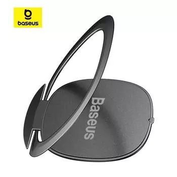 Держатель для колец на палец Baseus, вращающийся на 360 градусов для мобильного телефона, автомобильное магнитное крепление, задняя наклейка для телефона, кронштейн, кольцо