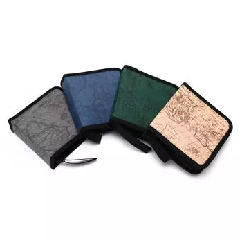 Держатель для компакт-дисков на 40 дисков, чехол для DVD, кошелек для хранения VCD-органайзер, сумка из искусственной кожи жёлтый