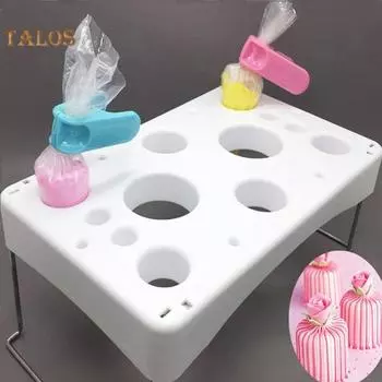 Держатель для кондитерского мешка, съемный, для размещения, прочный, складной, для выпечки, для выпечки