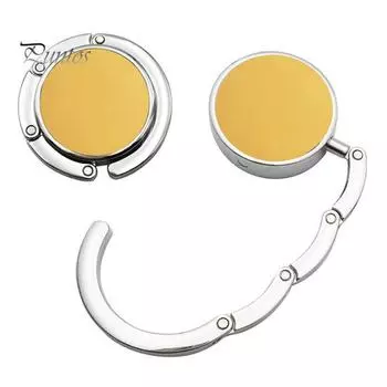 Держатель для кошелька, крючок для сумки, складная конструкция, грузоподъемность 11 фунтов, компактный размер, портативный складной крючок для сумки белый