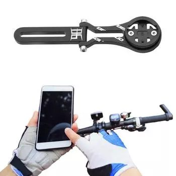 Держатель для крепления на верхнюю крышку выноса руля велосипедного компьютера с регулируемым углом наклона, удлиненное крепление для велосипедного компьютера, легкие аксессуары для велоспорта красный