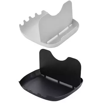 Держатель для крышек кастрюль Практичный органайзер для крышек кастрюль для домашнего шкафа ресторана белый