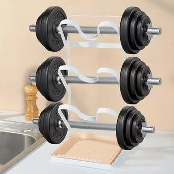 Держатель для крышки кастрюли Многослойная конструкция Высокая устойчивость Нержавеющая Устойчивость к коррозии Прочная несущая кухонная утварь чёрный