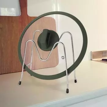 Держатель для крышки кастрюли, высокопрочный, нержавеющий, нержавеющая сталь, столешница, органайзер, подставка для крышки кастрюли, кухонные принадлежности