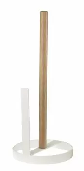 Держатель для кухонной бумаги Yamazaki Jitsugyo, белый, Ш11 x Г11 x Tosca 7819, прибл.. Высота 26,5 см