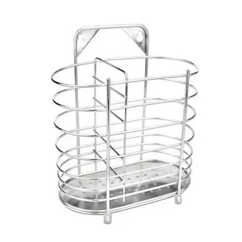 Держатель для кухонных принадлежностей из нержавеющей стали, сушилка для столовых приборов, органайзер для хранения кухонных принадлежностей на столешнице