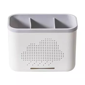 Держатель для кухонных принадлежностей, контейнер для столовых приборов, вилок, ложек, палочек для еды, органайзер с дренажем