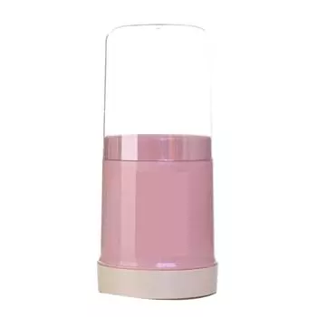 Держатель для кухонных принадлежностей. Многоцелевой пластиковый держатель для палочек для еды с прозрачной пылезащитной крышкой. Pink