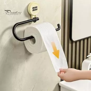 Держатель для кухонных салфеток, органайзер для рулонной туалетной бумаги с присоской, прочная несущая вешалка для бумажных полотенец, органайзер для ванной комнаты