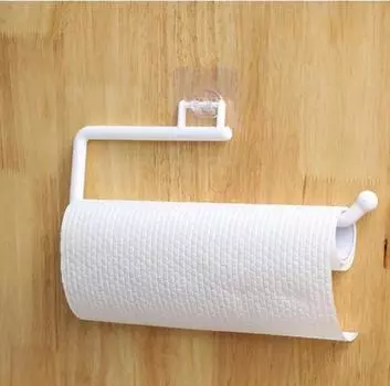 Держатель для кухонных салфеток, подвесной держатель для туалетной бумаги, держатель для полотенец, стойка для кухни, ванной комнаты, дверной крючок, держатель, органайзер серый