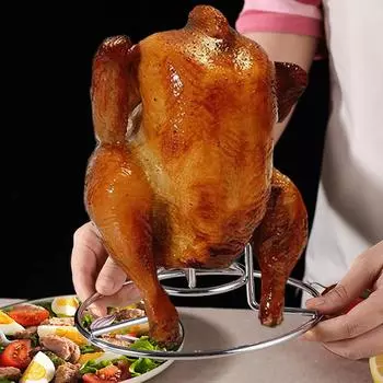 Держатель для курицы из пивной банки, подставка для курицы из нержавеющей стали, аксессуары для гриля