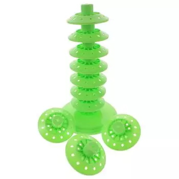 Держатель для леденцов Настольная стойка для демонстрации многоуровневая стойка для магазина с леденцами зелёный