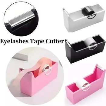 Держатель для ленты для наращивания ресниц, держатель для лезвийной ленты, держатель для наращивания ресниц, вращающаяся пластиковая лента для наращивания ресниц, инструмент для резки макияжа чёрный
