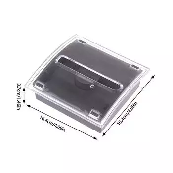 Держатель для липких заметок, прозрачный цветной акриловый диспенсер для заметок, держатель для заметок, органайзер для липких заметок для настольных принадлежностей для класса