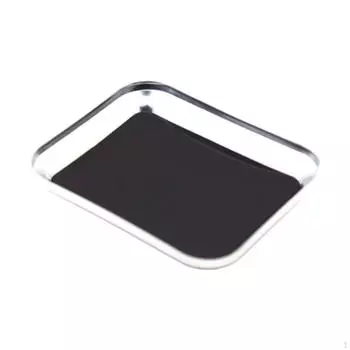 Держатель для лотка для мелких деталей, организующая пластина для хранения, модель чаши для винтов с головкой под торцевой ключ, гаек, шайб серебряный