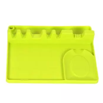 Держатель для ложки, силиконовая стойка для хранения лопаток, 6 слотов, подвесная подставка для кухонных принадлежностей