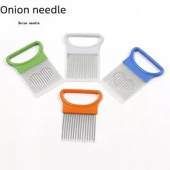 Держатель для лука и измельчитель из нержавеющей стали с защитным чехлом белый