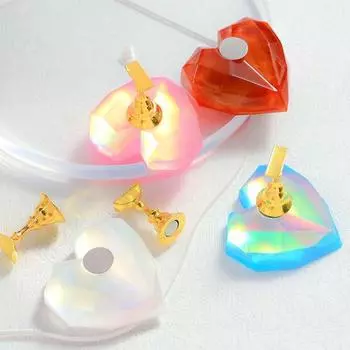 Держатель для маникюра, влагостойкий, антиокислительный, акриловый, практичный, магнитный, накладные ногти, демонстрационная полка для дома синий