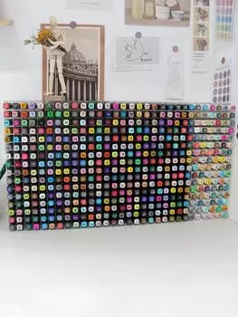 Держатель для маркера, акриловый держатель для канцелярских принадлежностей, прозрачная полка для хранения карандашей, офисные школьные принадлежности, органайзер для маркеров, большой