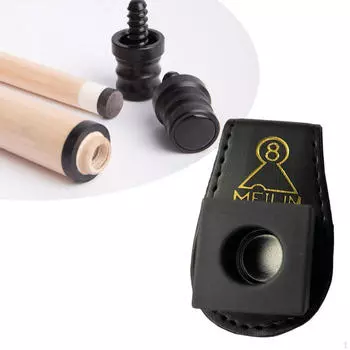 Держатель для мела для бильярда, аксессуар для снукера, легкая клюшка, портативный чехол, коробка, игровой мини-игровой для начинающих