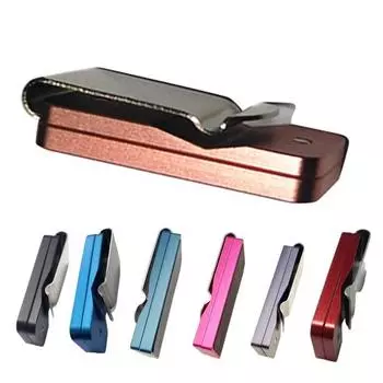 Держатель для мела для бильярдного кия с металлическим зажимом. Прочный алюминиевый портативный ящик для мела для снукера. Чехол для переноски. Аксессуары для бильярда. Подарок для энтузиастов.