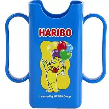 Держатель для мини-пакетов напитков Haribo 125 мл, синий, 1 шт.