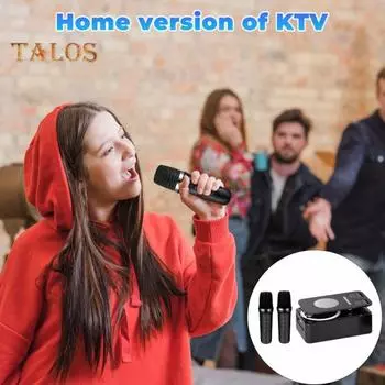 Держатель для мобильного телефона 2-в-1 Портативный динамик Стабильное соединение Перезаряжаемый Bluetooth-совместимый динамик для телефона с подсветкой розовый