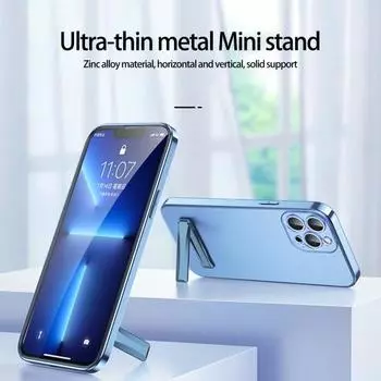 Держатель для мобильного телефона, цельный и складной, регулируемый, вертикальный, горизонтальный, с функцией громкой связи, портативный, копирующий мобильный телефон чёрный