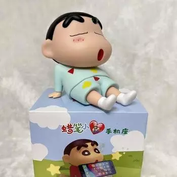 Держатель для мобильного телефона GOYES Crayon Shin-chan, симпатичная фигурка Crayon Shin-chan, корейский автомобильный аксессуар