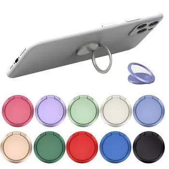 Держатель для мобильного телефона из цинкового сплава, стабильный, 3,0 м, лента, адсорбционная поддержка для пальцев, подставка для телефона, кольцо, крепление для телефона светло-зеленый