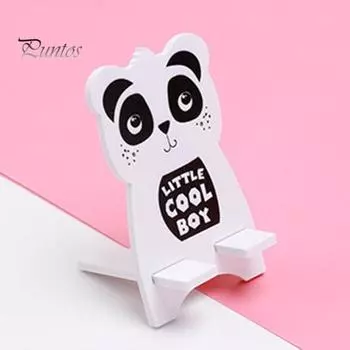 Держатель для мобильного телефона, мультяшный универсальный деревянный стол, портативный кронштейн-подставка для планшета