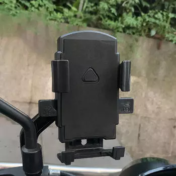 Держатель для мобильного телефона на мотоцикле, регулируемое зеркало заднего вида с вращением на 360°, монтируемое для зеркального отображения Style A