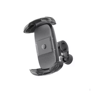 Держатель для мобильного телефона на велосипед с поворотом на 360° для горного велосипеда чёрный